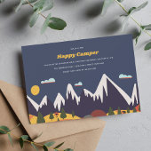 Invitation Enfants Mountain Paysage fête d'anniversaire