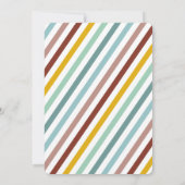 Invitation Enfants Moustache Anniversaire Fête Photo Invitati (Dos)