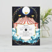 Invitation Enfants Pastel Circus Anniversaire (Debout devant)
