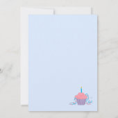 Invitation Enfants personnalisés Premier anniversaire (Dos)