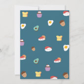 Invitation Enfants qui fêtent leur anniversaire (Dos)