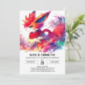 Invitation Enfants Renard Anniversaire (Debout devant)