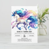Invitation Enfants rustiques Cheval Anniversaire (Debout devant)