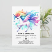 Invitation Enfants rustiques Cheval Anniversaire (Debout devant)
