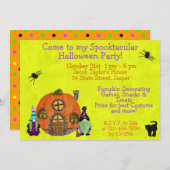 Invitation Enfants Spooktacular Gnomes Halloween Party (Devant / Derrière)
