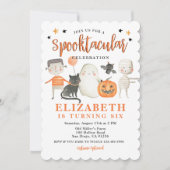 Invitation Enfants Spooktacular Halloween fête d'anniversaire (Devant)
