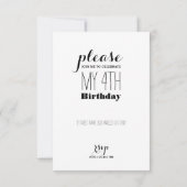 Invitation Enfants vintages personnalisables Anniversaire Inv (Dos)