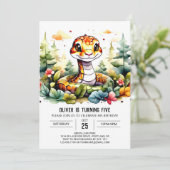 Invitation Enfants Viper Moderne Anniversaire (Debout devant)