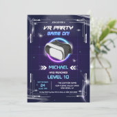 Invitation Enfants VR Jeu réalité virtuelle Fête d'anniversai (Debout devant)