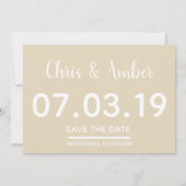 Invitation Enfin obtenant à économies mariées de | la date (Dos)