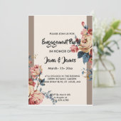 Invitation Engagement     bien-aimé (Debout devant)