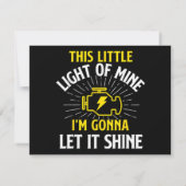 Invitation Engine Control Light - Car Guy Auto Mechanic (Dos)