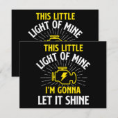 Invitation Engine Control Light - Car Guy Auto Mechanic (Devant / Derrière)