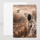 Invitation English Setters (Devant / Derrière)