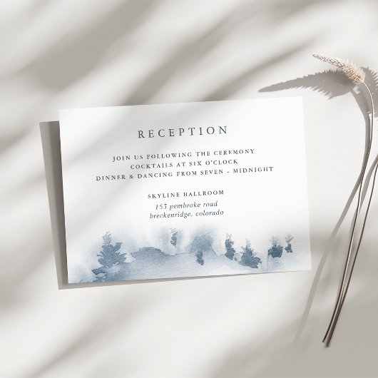 Invitation Enneigés | Carton d'invitation pour réception de m