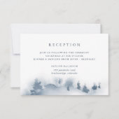Invitation Enneigés | Carton d'invitation pour réception de m (Devant)