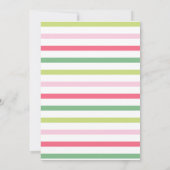 Invitation Énormes Fruits Tropicaux Tutti Fruitti d'Été (Dos)