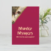 Invitation Enquête de meurtre qui l'importunent (Debout devant)