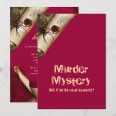 Invitation Enquête de meurtre qui l'importunent (Devant / Derrière)