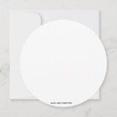 Invitation Enregistrement de vinyle rétro | Moderne Invitatio (Dos)