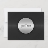 Invitation Enregistrement LP Vinyl Look (Devant)