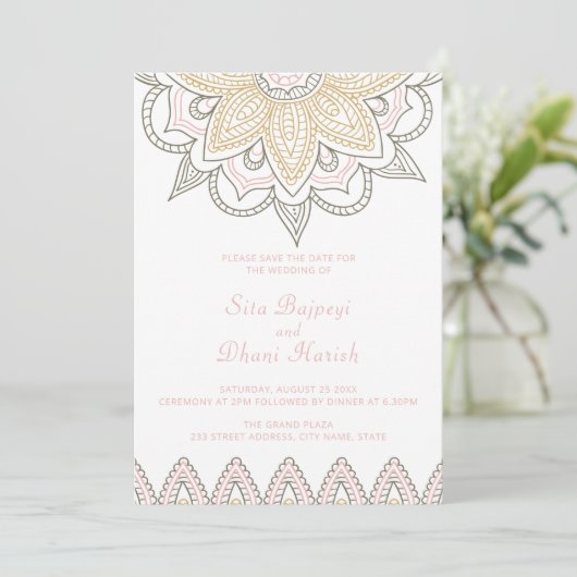 Invitation Enregistrer Date_Custom pour Clary (Debout devant)