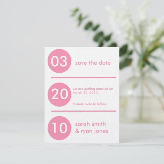 Invitation Enregistrer la date (Debout devant)