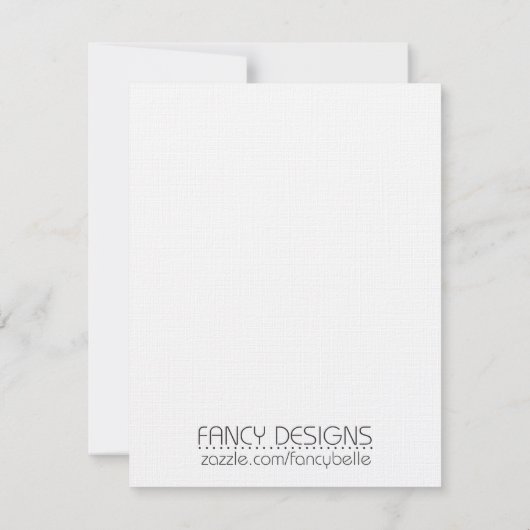 Invitation Enregistrer la date (Dos)