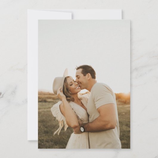 Invitation Enregistrer la date (Dos)