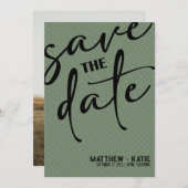 Invitation Enregistrer la date (Devant / Derrière)