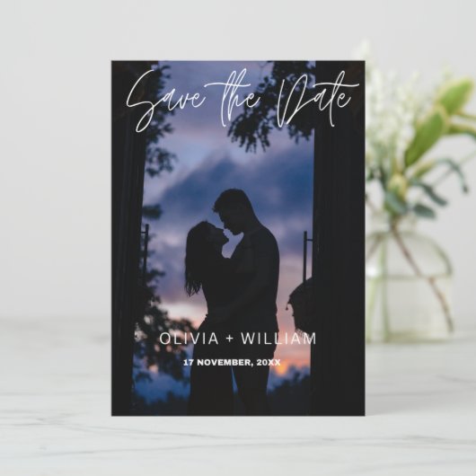 Invitation enregistrer la date (Debout devant)