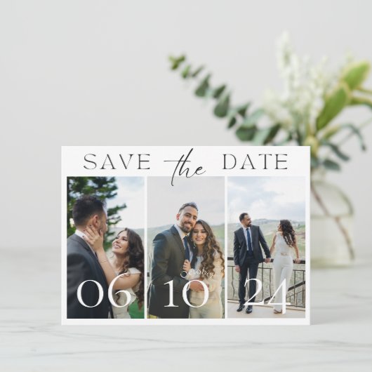 Invitation Enregistrer la date (Debout devant)