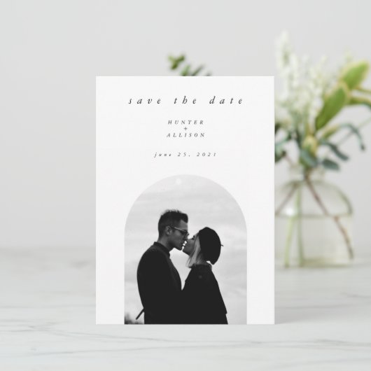 Invitation Enregistrer la date (Debout devant)