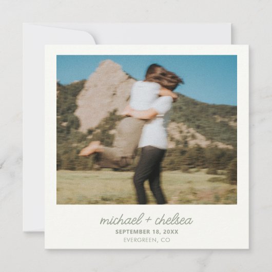 Invitation Enregistrer la date (Devant)