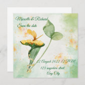 Invitation enregistrer la date (Devant / Derrière)