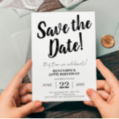 Invitation Enregistrer la date 50e anniversaire