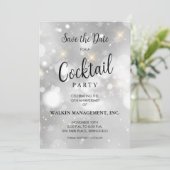 Invitation Enregistrer la date anniversaire de l'entreprise (Debout devant)