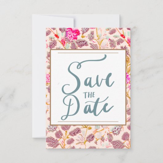 Invitation Enregistrer La Date Annonce "Growing Vine" (Devant)