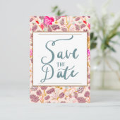 Invitation Enregistrer La Date Annonce "Growing Vine" (Debout devant)