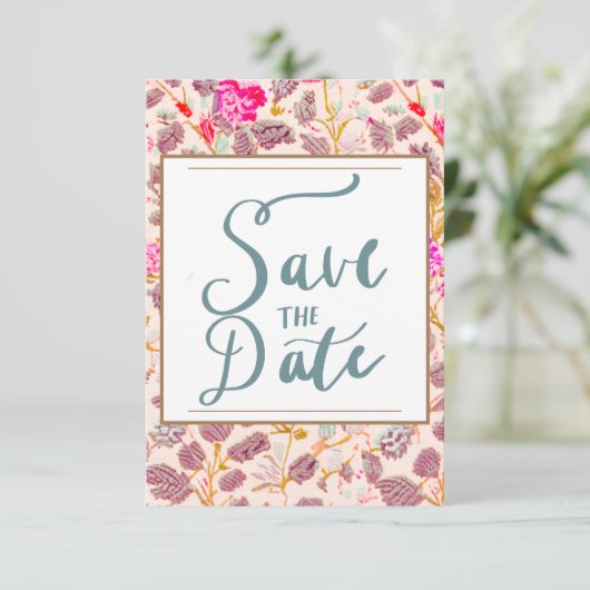 Invitation Enregistrer La Date Annonce "Growing Vine" (Debout devant)