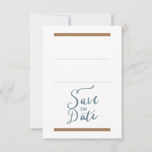 Invitation Enregistrer La Date Annonce "Growing Vine" (Dos)