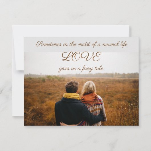 Invitation Enregistrer la date Burlap Wreath Fall (Dos)