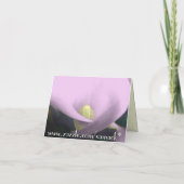 Invitation Enregistrer la date Cala Lily - Violet (Dos)