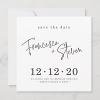 ENREGISTRER LA DATE conception personnalisée pour