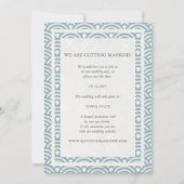 Invitation Enregistrer la date de mariage Seigaiha japonais P (Dos)