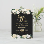 Invitation Enregistrer la date de photo romantique (Debout devant)