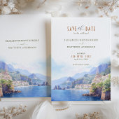Invitation Enregistrer La Date Destination De La Côte Amalfi 