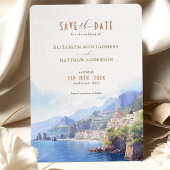 Invitation Enregistrer La Date Destination De La Côte Amalfi 