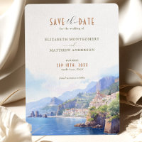 Enregistrer La Date Destination De La Côte Amalfi