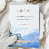 Invitation Enregistrer La Date Destination De La Côte Amalfi